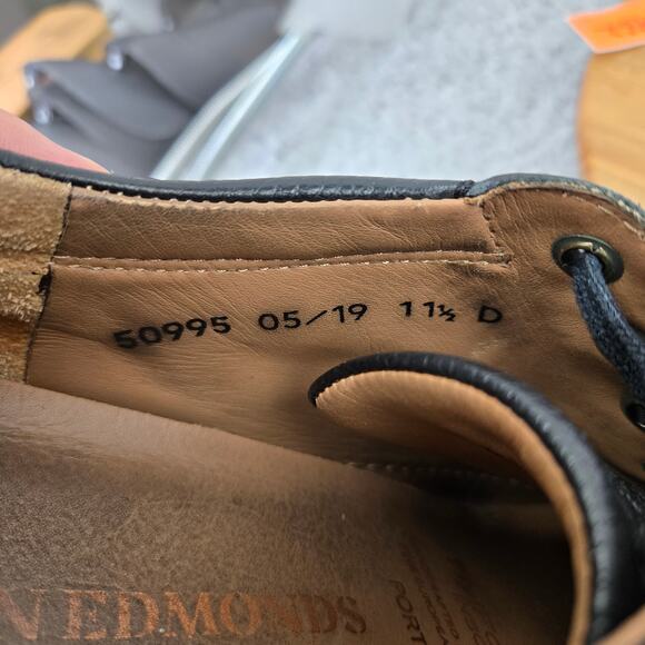 Allen Edmodns Porter Black Leather Lace Up Casual Daily Sneakers Mens 11.5 D - Picture 15 of 15